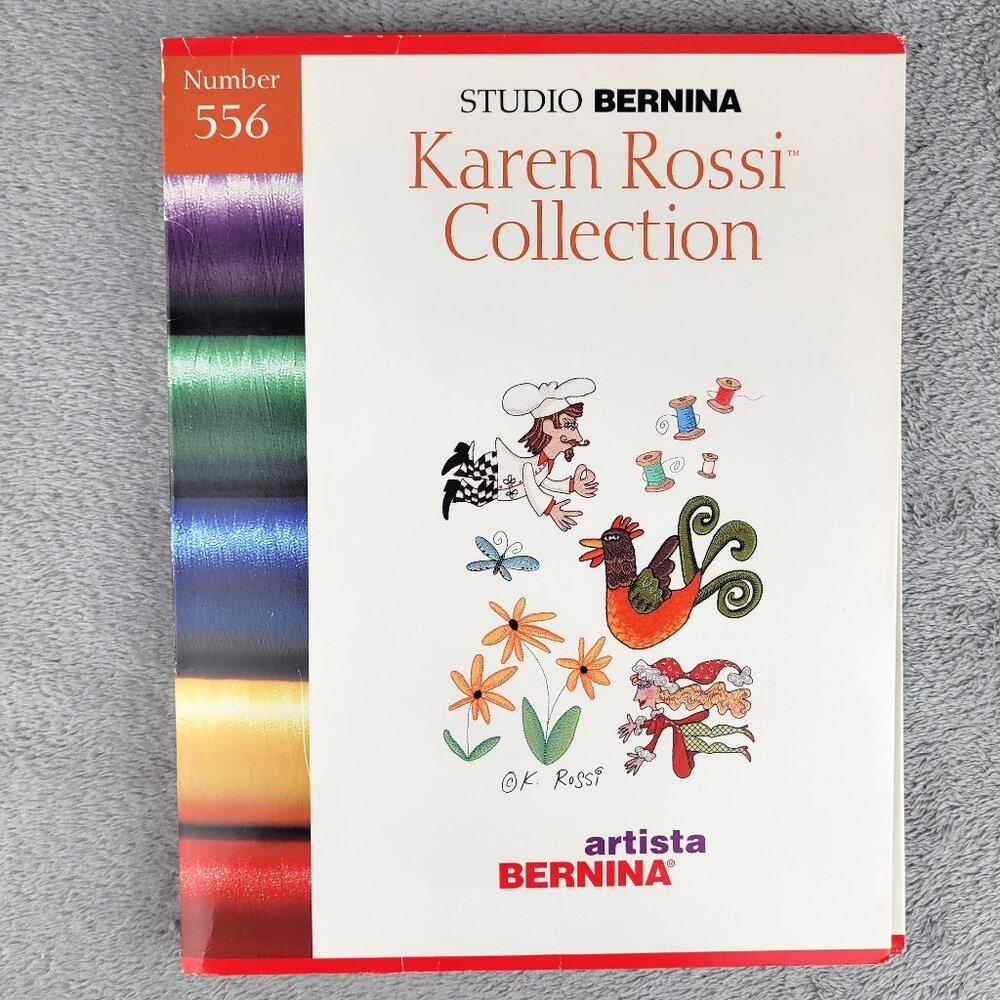 Bernina Studio Karen Rossi Collection #556 Embroidery Card Art People 2002